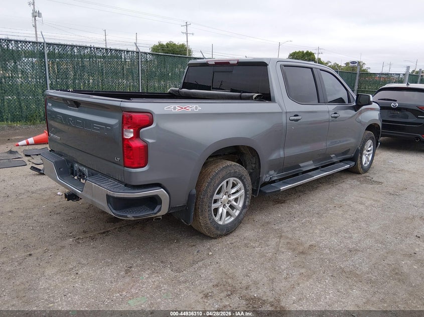 2020 Chevrolet Silverado VIN 3GCUYDED2LG124624 IAAI salvage auction — FRONT END, Salvage (Kansas), sold $8,150 on 2026-07-31 (photo 4)