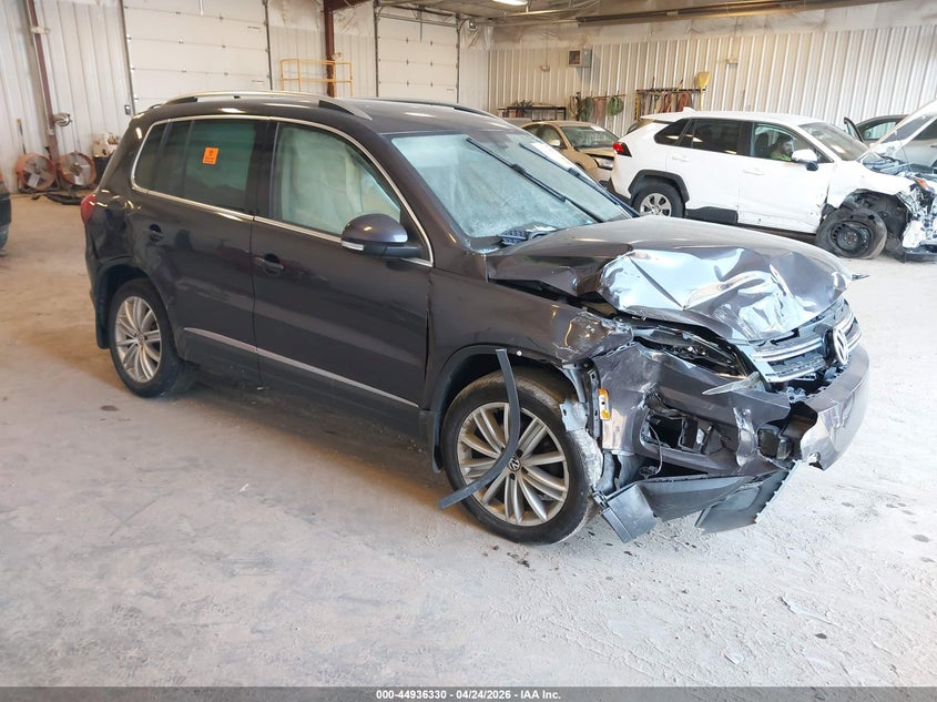2016 Volkswagen Tiguan VIN WVGBV7AX4GW535981 IAAI salvage auction — BIO HAZARD, Salvage (Idaho), sold $600 on 2026-07-14 (photo 1)