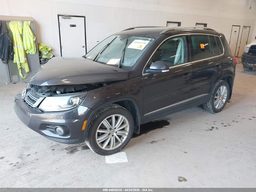 2016 Volkswagen Tiguan VIN WVGBV7AX4GW535981 IAAI salvage auction — BIO HAZARD, Salvage (Idaho), sold $600 on 2026-07-14 (photo 2)