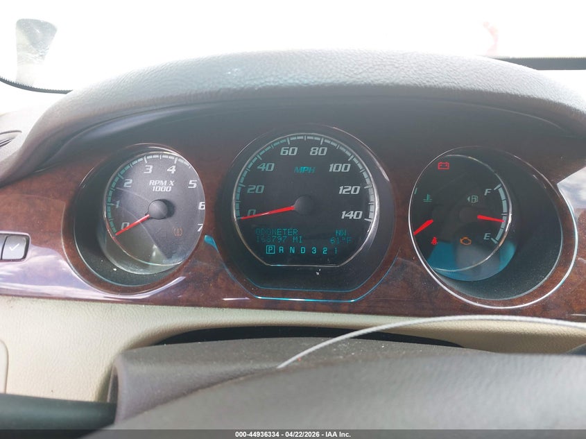 2011 Buick Lucerne VIN 1G4HC5EM3BU134219 IAAI salvage auction — RIGHT REAR, Salvage (California), sold $300 on 2026-07-09 (photo 7)