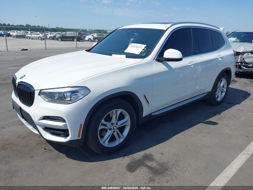 2020 BMW X3 VIN 5UXTY5C0XLLT32141 IAAI salvage auction — RIGHT SIDE, Salvage Title, sold $7,800 on 2026-07-29 (photo 2)