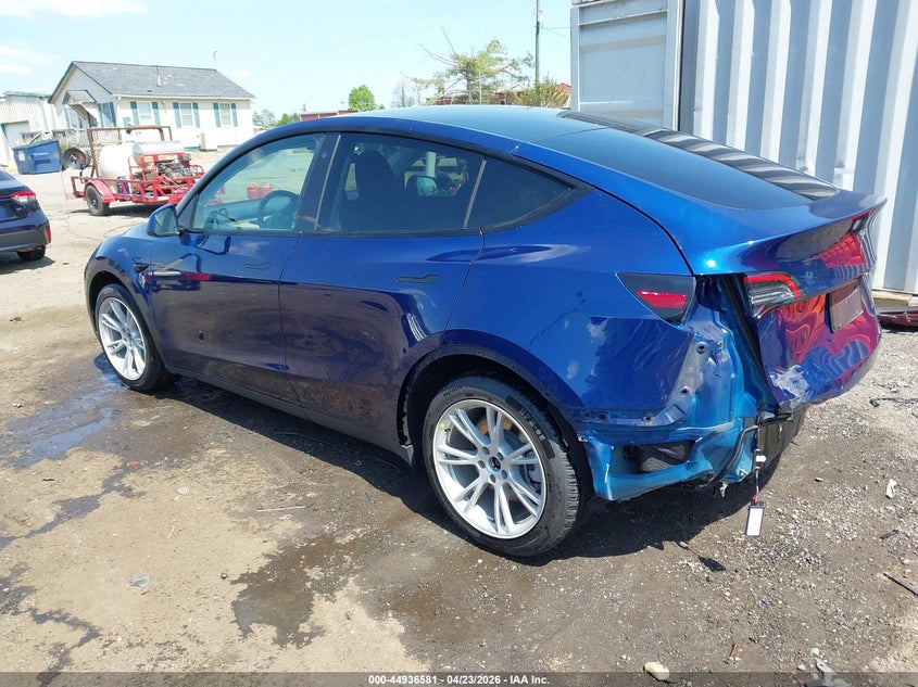 2022 Tesla Model y VIN 7SAYGDEE5NA005049 IAAI salvage auction — REAR END, Salvage Title, sold $11,150 on 2026-07-20 (photo 3)
