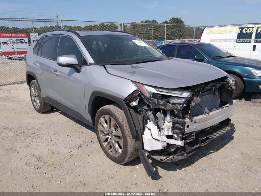 2025 Toyota Rav 4 VIN JTMA1RFV8SJ043510 IAAI salvage auction — FRONT END, Salvage Title, sold $14,175 on 2026-07-17 (photo 1)