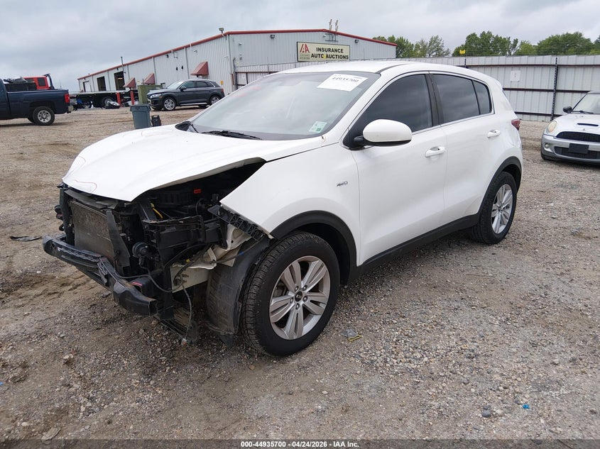 2018 Kia Sportage VIN KNDPMCAC7J7403379 IAAI salvage auction — FRONT END, Salvage Title, sold $2,350 on 2026-07-15 (photo 2)