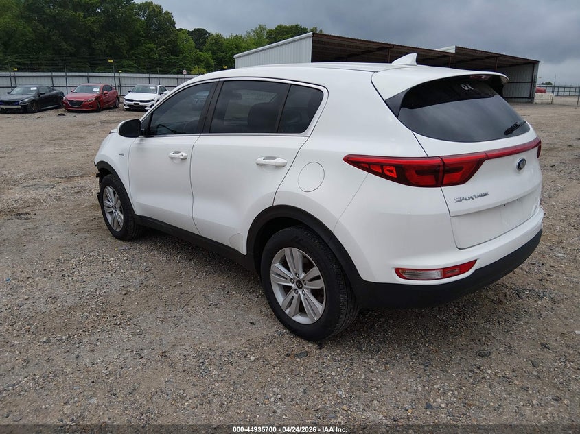 2018 Kia Sportage VIN KNDPMCAC7J7403379 IAAI salvage auction — FRONT END, Salvage Title, sold $2,350 on 2026-07-15 (photo 3)