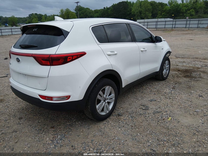 2018 Kia Sportage VIN KNDPMCAC7J7403379 IAAI salvage auction — FRONT END, Salvage Title, sold $2,350 on 2026-07-15 (photo 4)
