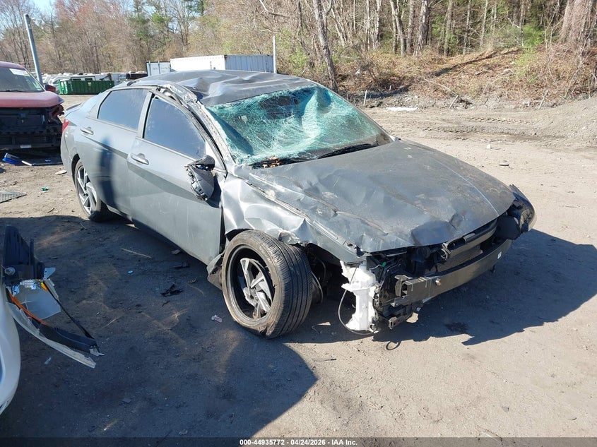 2025 Hyundai Elantra VIN KMHLM4DG1SU091142 IAAI salvage auction — ALL OVER, Salvage Title, sold $850 on 2026-07-28 (photo 1)