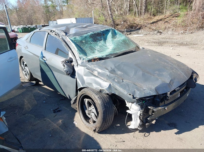 2025 Hyundai Elantra VIN KMHLM4DG1SU091142 IAAI salvage auction — ALL OVER, Salvage Title, sold $850 on 2026-07-28 (photo 6)