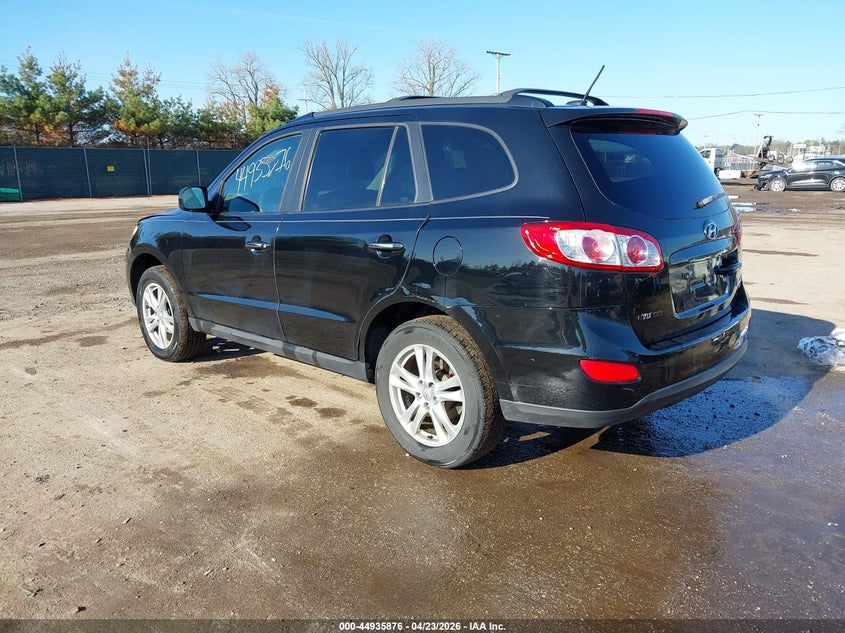 2011 Hyundai Santa fe VIN 5XYZKDAG9BG052535 IAAI salvage auction — FRONT END, Salvage (Indiana), sold $575 on 2026-08-02 (photo 3)