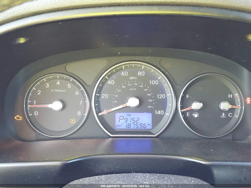 2011 Hyundai Santa fe VIN 5XYZKDAG9BG052535 IAAI salvage auction — FRONT END, Salvage (Indiana), sold $575 on 2026-08-02 (photo 7)