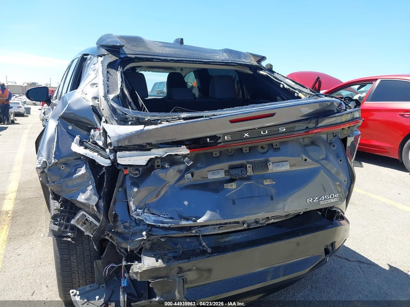 2023 Lexus Rz VIN JTJAAAAB0PA006292 IAAI salvage auction — LEFT REAR, Salvage (California), sold $9,800 on 2026-07-09 (photo 6)