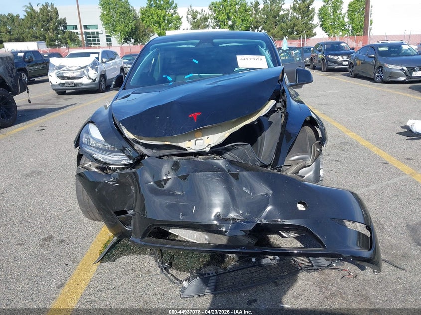 2023 Tesla Model y VIN 7SAYGDEE5PA154743 IAAI salvage auction — FRONT END, Wait Title, sold $8,200 on 2026-07-28 (photo 6)
