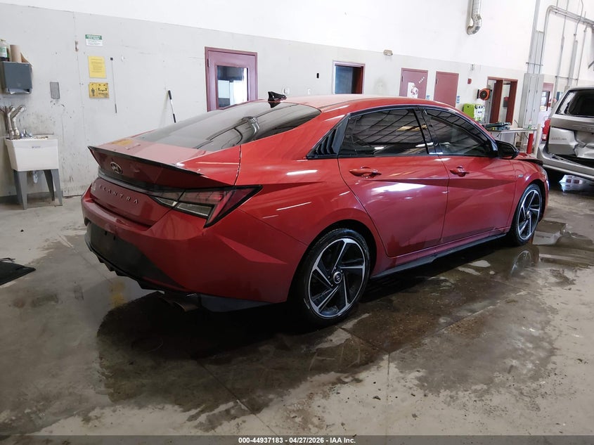 2022 Hyundai Elantra VIN KMHLR4AF6NU230358 IAAI salvage auction — FRONT END, Salvage (Idaho), sold $3,075 on 2026-07-10 (photo 4)