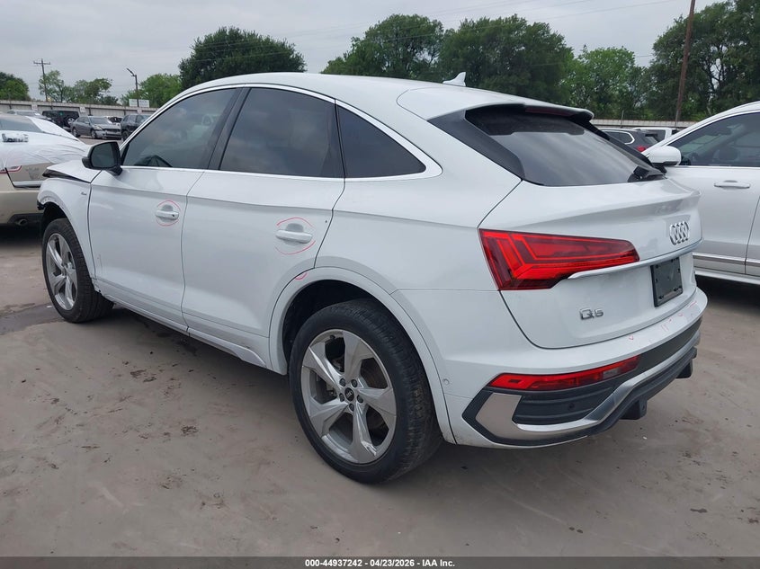 2022 Audi Q5 sportback VIN WA16AAFY7N2042133 IAAI salvage auction — FRONT END, Original (Texas), sold $12,450 on 2026-07-21 (photo 3)