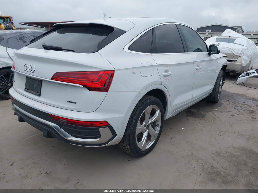 2022 Audi Q5 sportback VIN WA16AAFY7N2042133 IAAI salvage auction — FRONT END, Original (Texas), sold $12,450 on 2026-07-21 (photo 4)