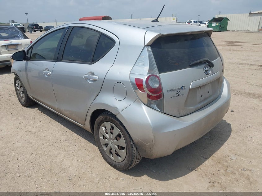 2014 Toyota Prius c VIN JTDKDTB37E1064270 IAAI salvage auction — FRONT END, Original (Texas), sold $1,000 on 2026-07-29 (photo 3)