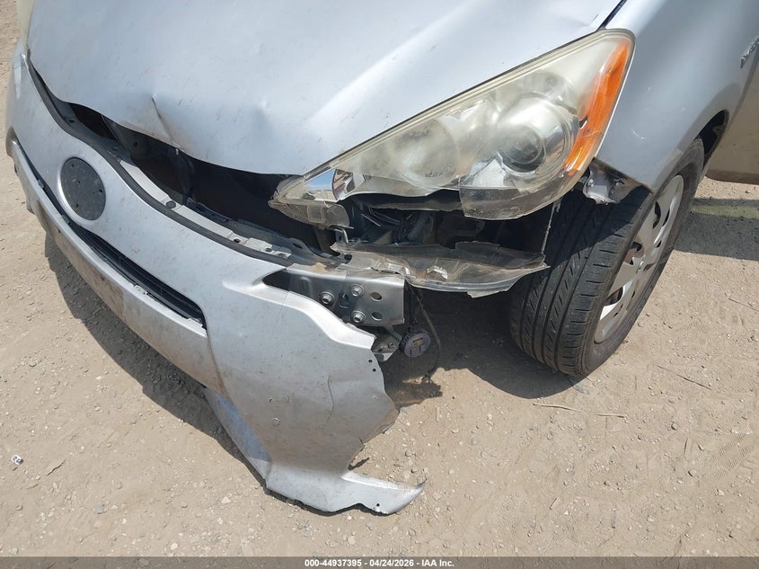 2014 Toyota Prius c VIN JTDKDTB37E1064270 IAAI salvage auction — FRONT END, Original (Texas), sold $1,000 on 2026-07-29 (photo 6)