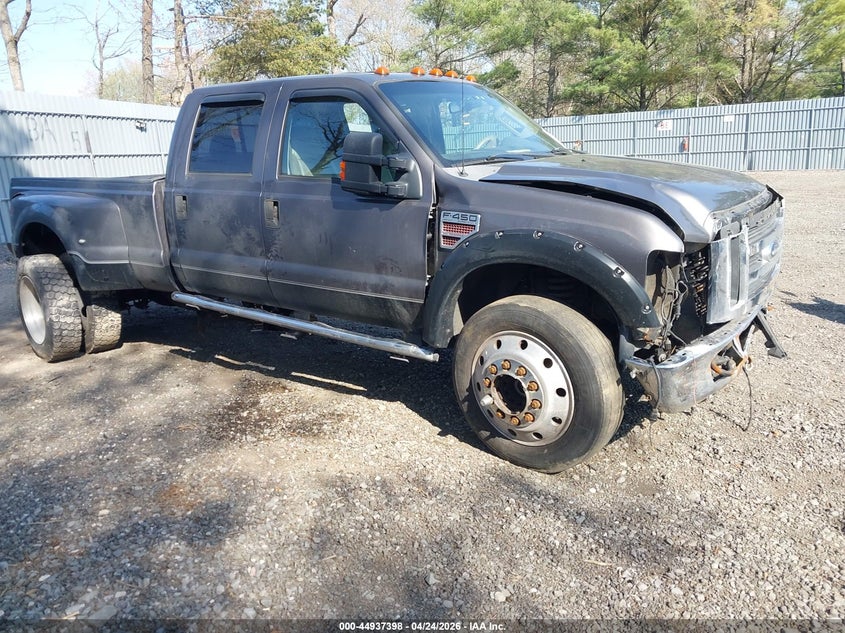 2008 Ford F450 VIN 1FTXW43R68EB41748 IAAI salvage auction — LEFT SIDE, Salvage (New Jersey), sold $25 on 2026-07-08 (photo 1)