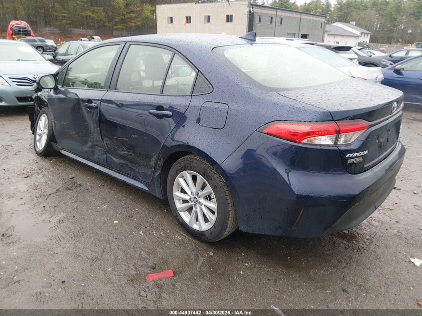 2026 Toyota Corolla VIN JTDBCMFE1T3131225 IAAI salvage auction — LEFT FRONT, Salvage (Massachusetts), sold $8,100 on 2026-07-17 (photo 3)
