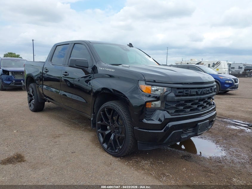 2024 Chevrolet Silverado VIN 3GCPABEK6RG458927 IAAI salvage auction — REAR END, Salvage (Texas), sold $10,600 on 2026-08-01 (photo 1)