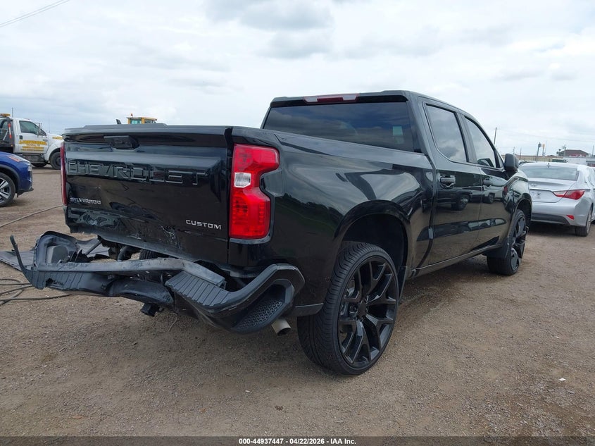 2024 Chevrolet Silverado VIN 3GCPABEK6RG458927 IAAI salvage auction — REAR END, Salvage (Texas), sold $10,600 on 2026-08-01 (photo 4)