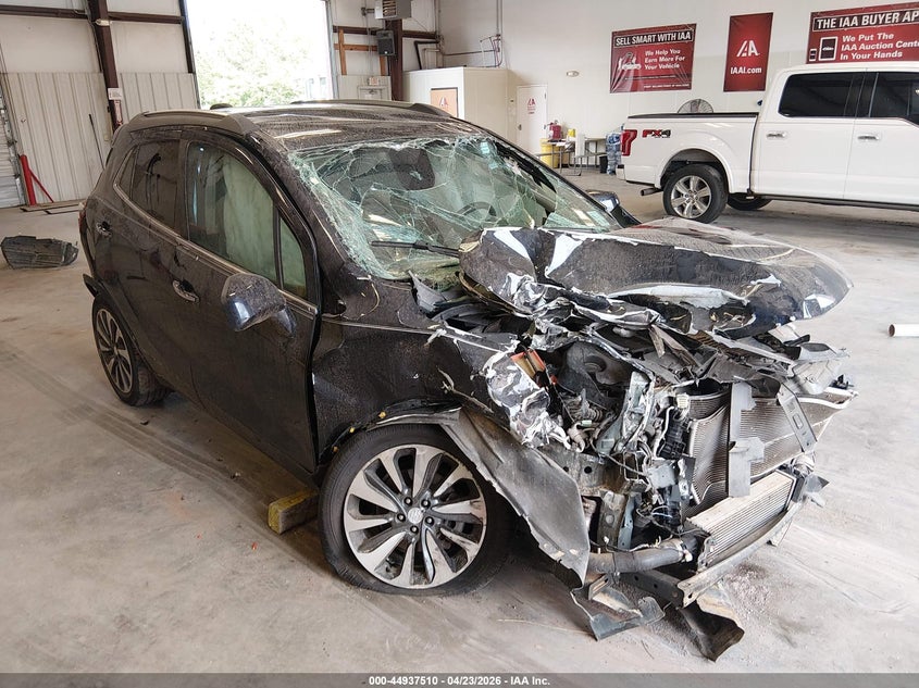 2022 Buick Encore VIN KL4CJESM7NB568646 IAAI salvage auction — FRONT END, Wait Title, sold $25 on 2026-07-13 (photo 1)
