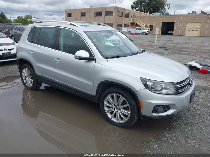2016 Volkswagen Tiguan VIN WVGAV7AX3GW551195 IAAI salvage auction — REAR END, Salvage (California), sold $1,950 on 2026-08-07 (photo 1)