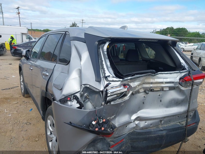 2025 Toyota Rav4 VIN 2T3K1RFVXSC308659 IAAI salvage auction — REAR END, Salvage (North Carolina), sold $8,800 on 2026-07-30 (photo 6)