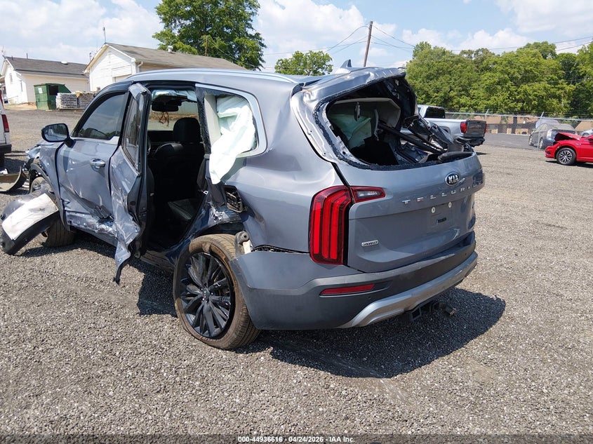 2021 Kia Telluride VIN 5XYP5DHC9MG158259 IAAI salvage auction — LEFT & RIGHT, Salvage Title, sold $4,400 on 2026-07-14 (photo 3)