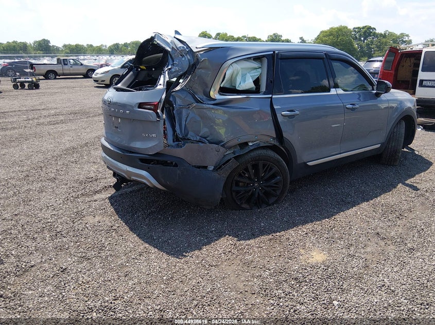 2021 Kia Telluride VIN 5XYP5DHC9MG158259 IAAI salvage auction — LEFT & RIGHT, Salvage Title, sold $4,400 on 2026-07-14 (photo 4)