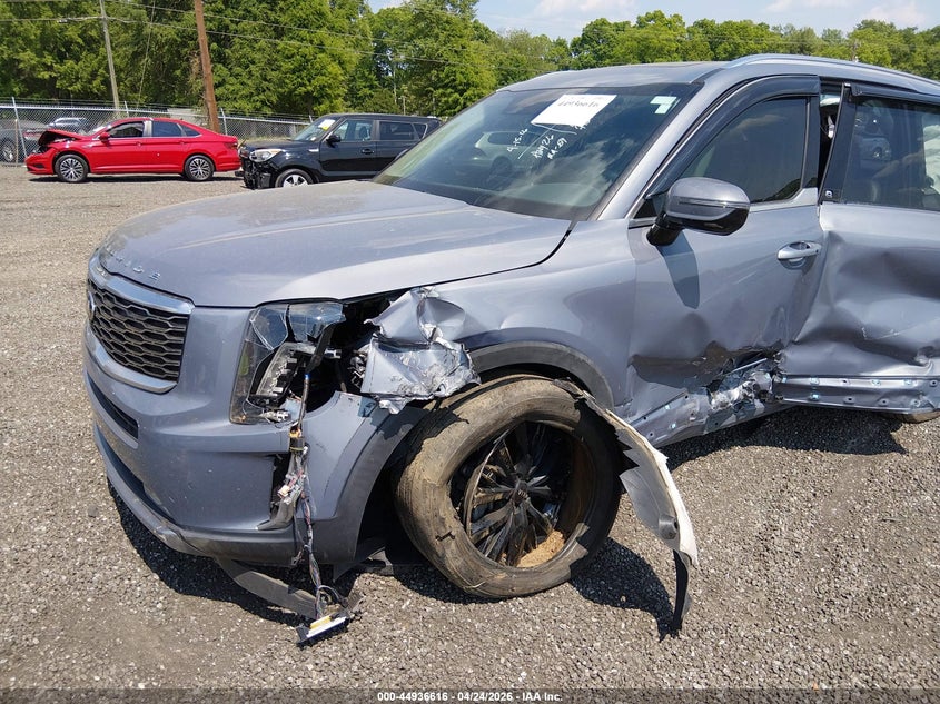 2021 Kia Telluride VIN 5XYP5DHC9MG158259 IAAI salvage auction — LEFT & RIGHT, Salvage Title, sold $4,400 on 2026-07-14 (photo 6)