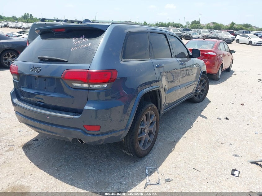 2021 Jeep Grand cherokee VIN 1C4RJEBG6MC679918 IAAI salvage auction — LEFT FRONT, Salvage (Texas), sold $5,500 on 2026-07-09 (photo 4)