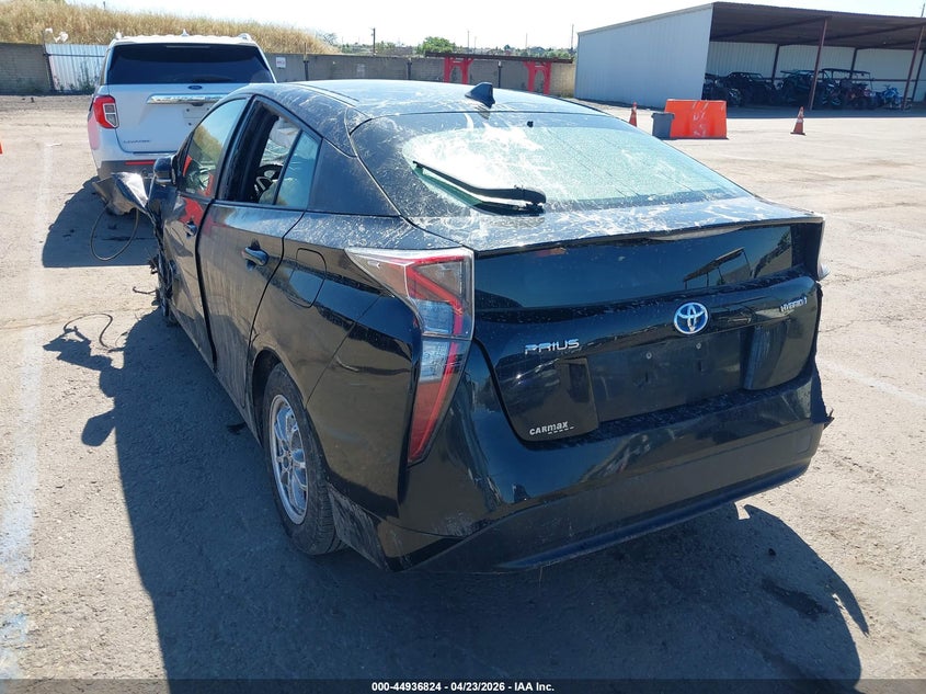 2016 Toyota Prius VIN JTDKBRFU0G3005631 IAAI salvage auction — FRONT END, Non-Repairable (California), sold $800 on 2026-07-15 (photo 3)