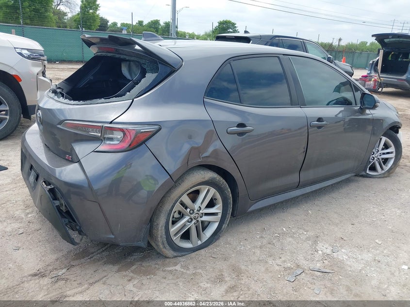 2022 Toyota Corolla VIN JTND4MBE2N3149954 IAAI salvage auction — FRONT & REAR, Original (Texas), sold $3,250 on 2026-07-13 (photo 4)
