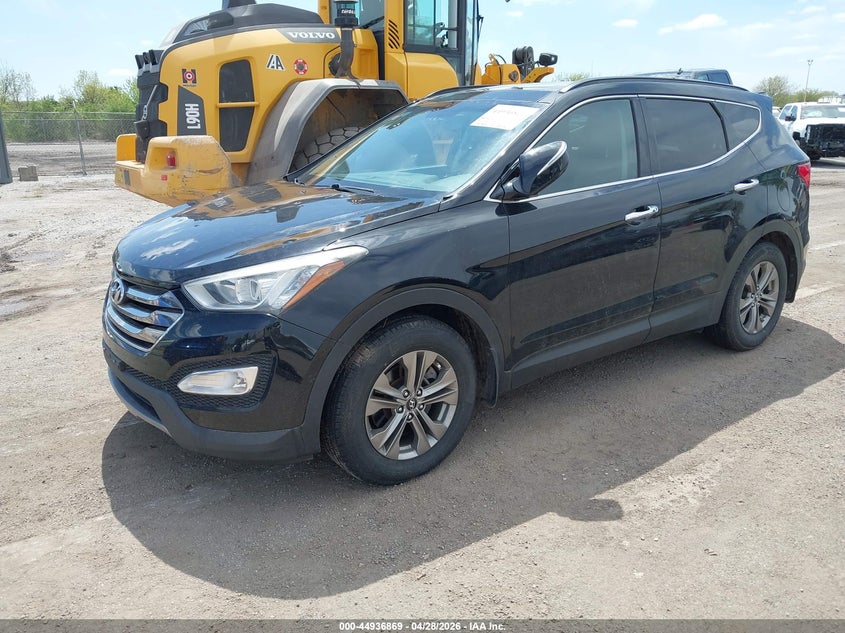2014 Hyundai Santa fe VIN 5XYZU3LB5EG148415 IAAI salvage auction — HAIL, Salvage (Iowa), sold $2,900 on 2026-07-06 (photo 2)