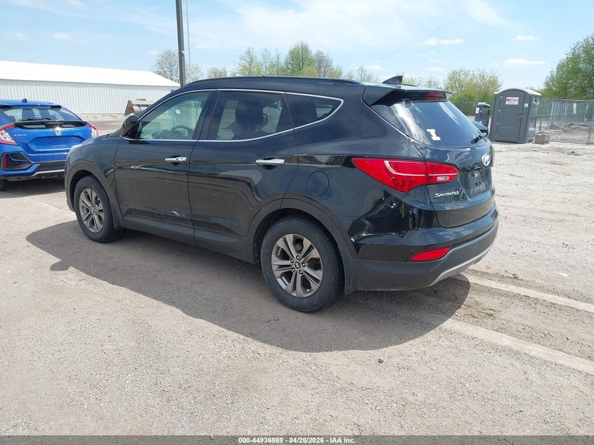 2014 Hyundai Santa fe VIN 5XYZU3LB5EG148415 IAAI salvage auction — HAIL, Salvage (Iowa), sold $2,900 on 2026-07-06 (photo 3)