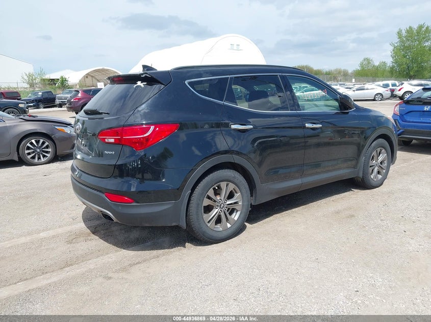 2014 Hyundai Santa fe VIN 5XYZU3LB5EG148415 IAAI salvage auction — HAIL, Salvage (Iowa), sold $2,900 on 2026-07-06 (photo 4)