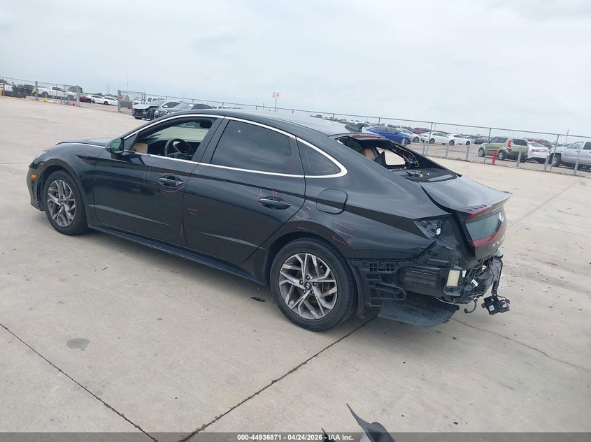 2020 Hyundai Sonata VIN 5NPEF4JA0LH008027 IAAI salvage auction — REAR END, Original (Texas), sold $3,800 on 2026-08-01 (photo 3)