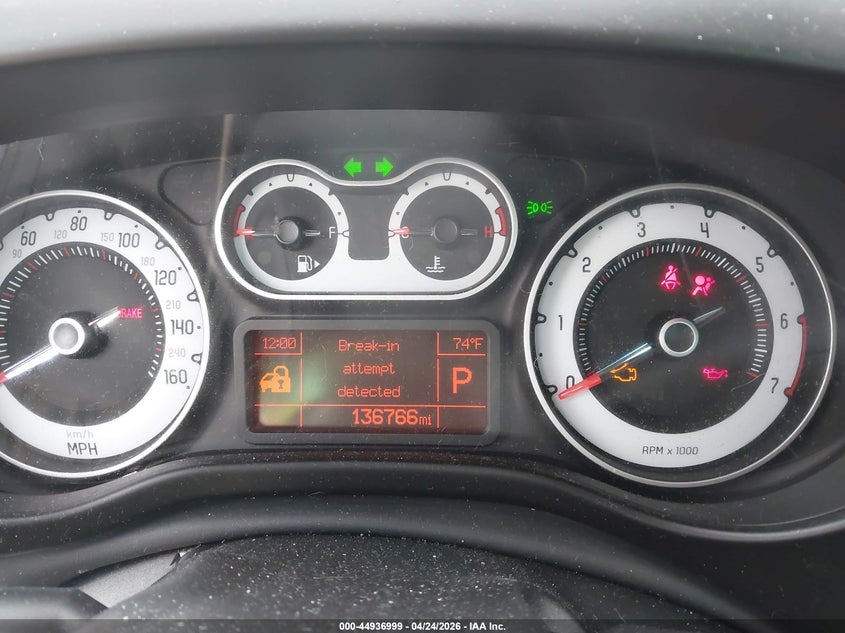 2014 Fiat 500l VIN ZFBCFADH5EZ029193 IAAI salvage auction — FRONT & REAR, Salvage Title, sold $425 on 2026-07-14 (photo 7)