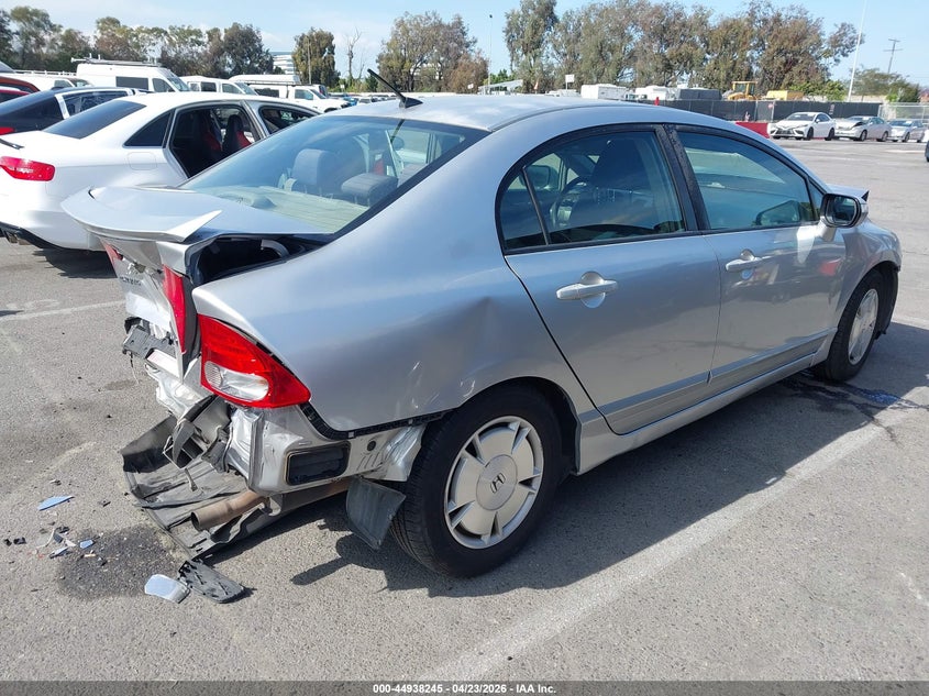 2009 Honda Civic VIN JHMFA36269S016138 IAAI salvage auction — REAR END, Salvage (California), sold $250 on 2026-07-23 (photo 4)