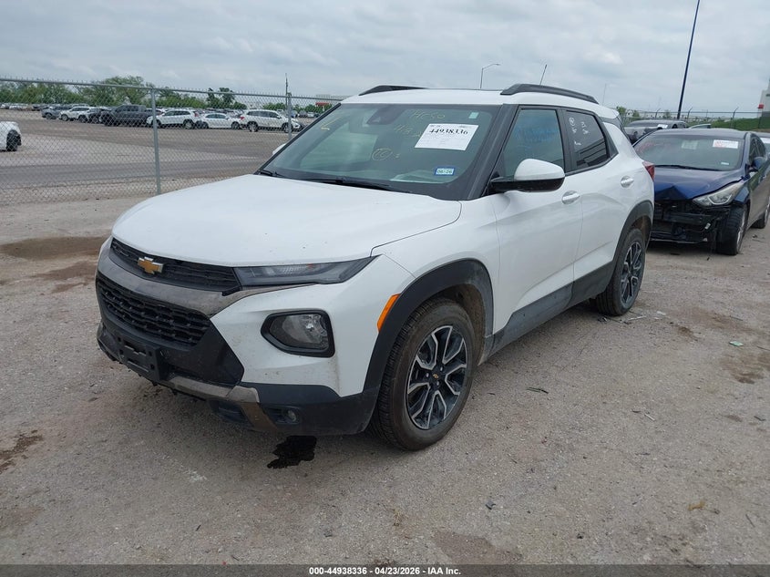 2022 Chevrolet Trailblazer VIN KL79MVSL8NB128057 IAAI salvage auction — TRANSMISSION, Salvage Title, sold $4,000 on 2026-07-10 (photo 2)