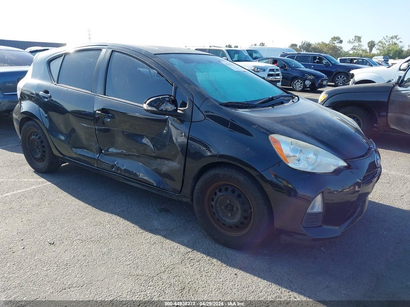 2014 Toyota Prius c VIN JTDKDTB37E1565255 IAAI salvage auction — RIGHT SIDE, Salvage (California), sold $850 on 2026-07-09 (photo 1)