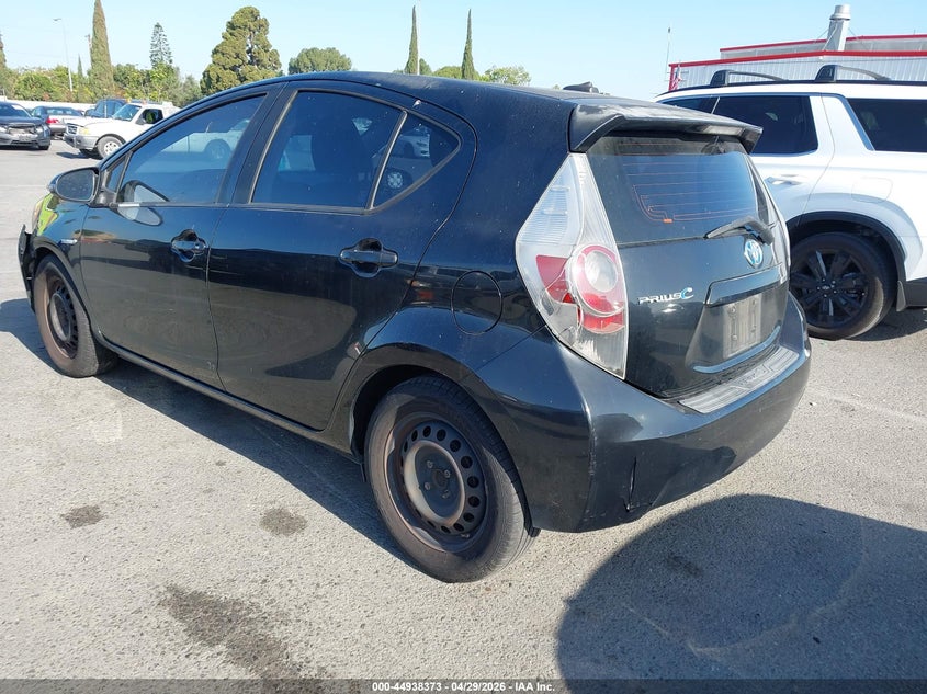 2014 Toyota Prius c VIN JTDKDTB37E1565255 IAAI salvage auction — RIGHT SIDE, Salvage (California), sold $850 on 2026-07-09 (photo 3)