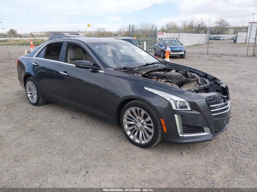 2018 Cadillac Cts VIN 1G6AX5SX9J0105129 IAAI salvage auction — FRONT END, Salvage (Montana), sold $1,600 on 2026-07-12 (photo 1)