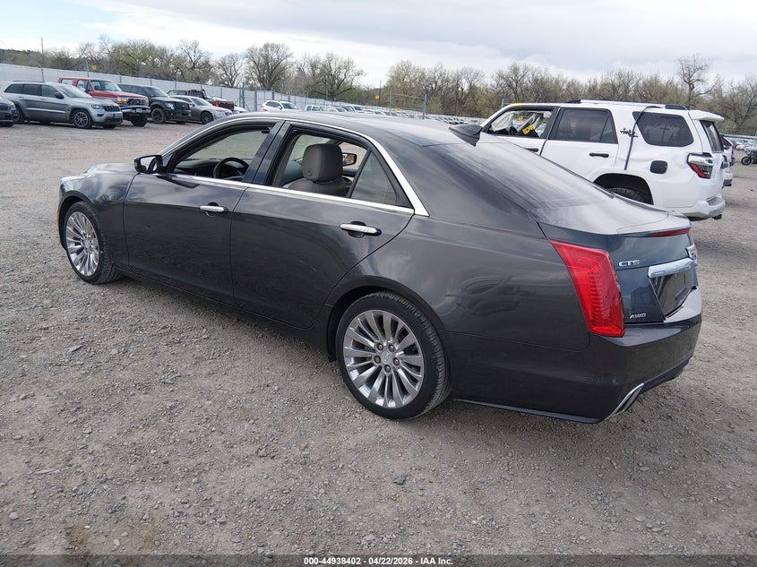 2018 Cadillac Cts VIN 1G6AX5SX9J0105129 IAAI salvage auction — FRONT END, Salvage (Montana), sold $1,600 on 2026-07-12 (photo 3)