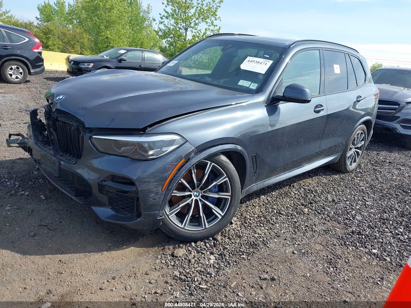 2022 BMW X5 VIN 5UXCR6C06N9N31173 IAAI salvage auction — FRONT END, Salvage Title, sold $21,975 on 2026-07-14 (photo 2)