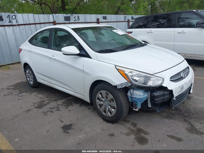 2017 Hyundai Accent VIN KMHCT4AE0HU219384 IAAI salvage auction — FRONT END, Salvage Title, sold $825 on 2026-07-16 (photo 1)