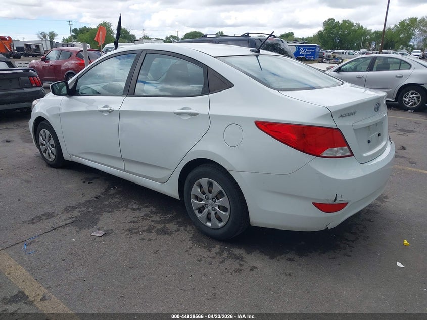 2017 Hyundai Accent VIN KMHCT4AE0HU219384 IAAI salvage auction — FRONT END, Salvage Title, sold $825 on 2026-07-16 (photo 3)