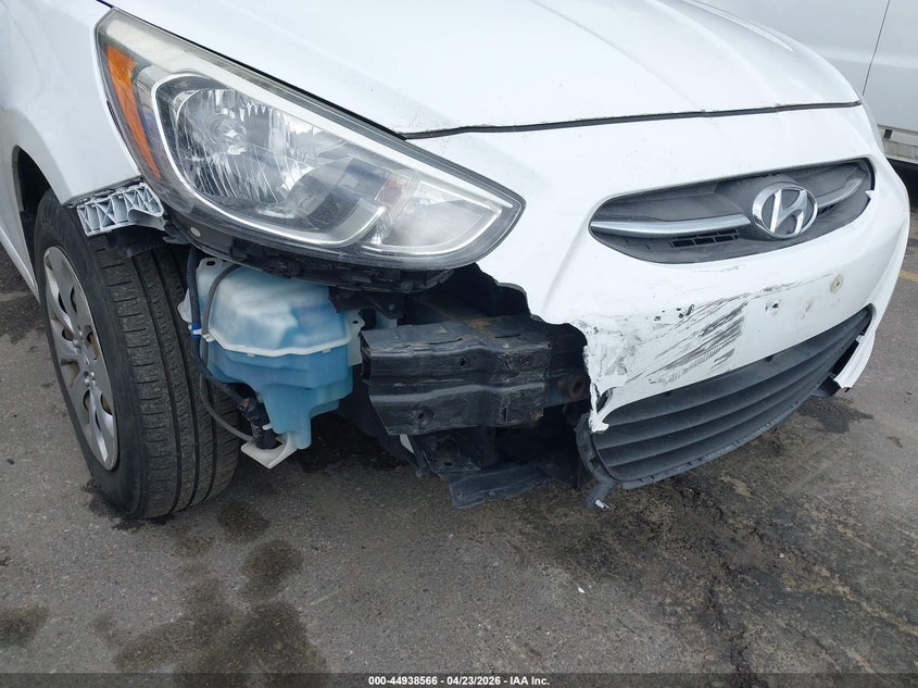 2017 Hyundai Accent VIN KMHCT4AE0HU219384 IAAI salvage auction — FRONT END, Salvage Title, sold $825 on 2026-07-16 (photo 6)
