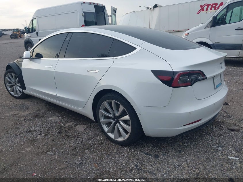 2018 Tesla Model 3 VIN 5YJ3E1EB3JF067547 IAAI salvage auction — FRONT END, Mv-907A (New York), sold $5,150 on 2026-07-09 (photo 3)